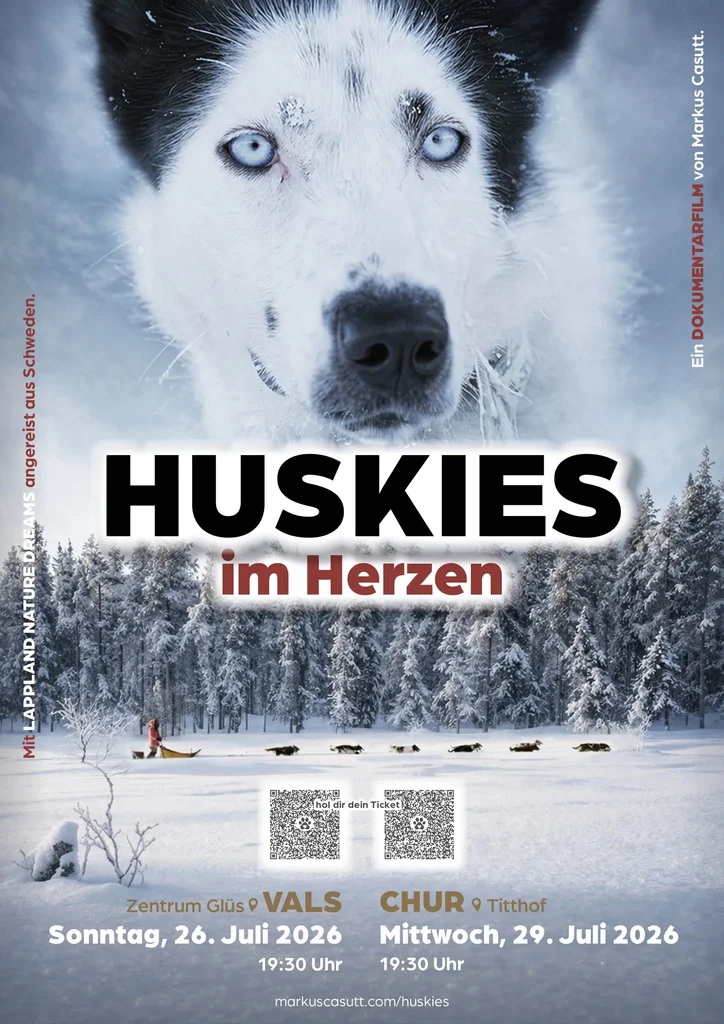 Huskies im Herzen